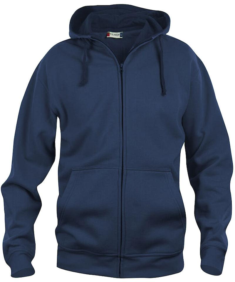 Basic hoodie Full Zip Clique Navy