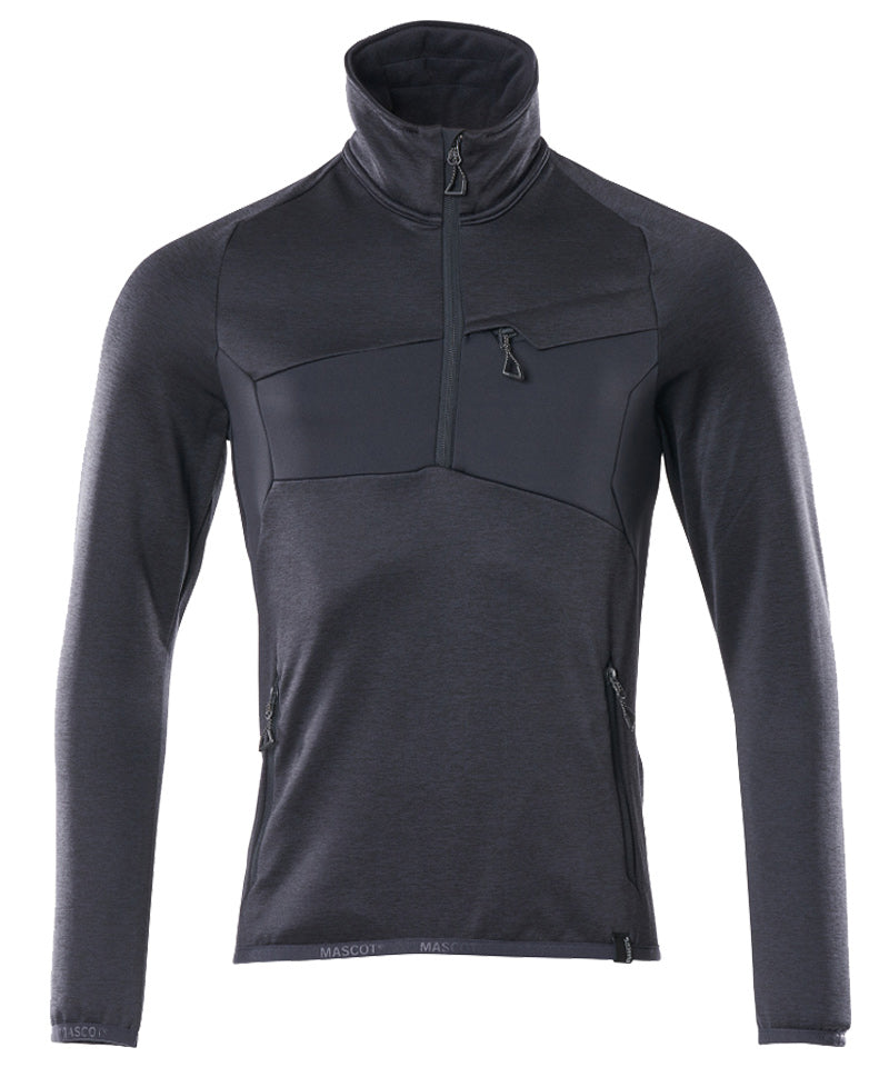 Mascot Accelerate Fleece zipneck trui 18003 Zwart