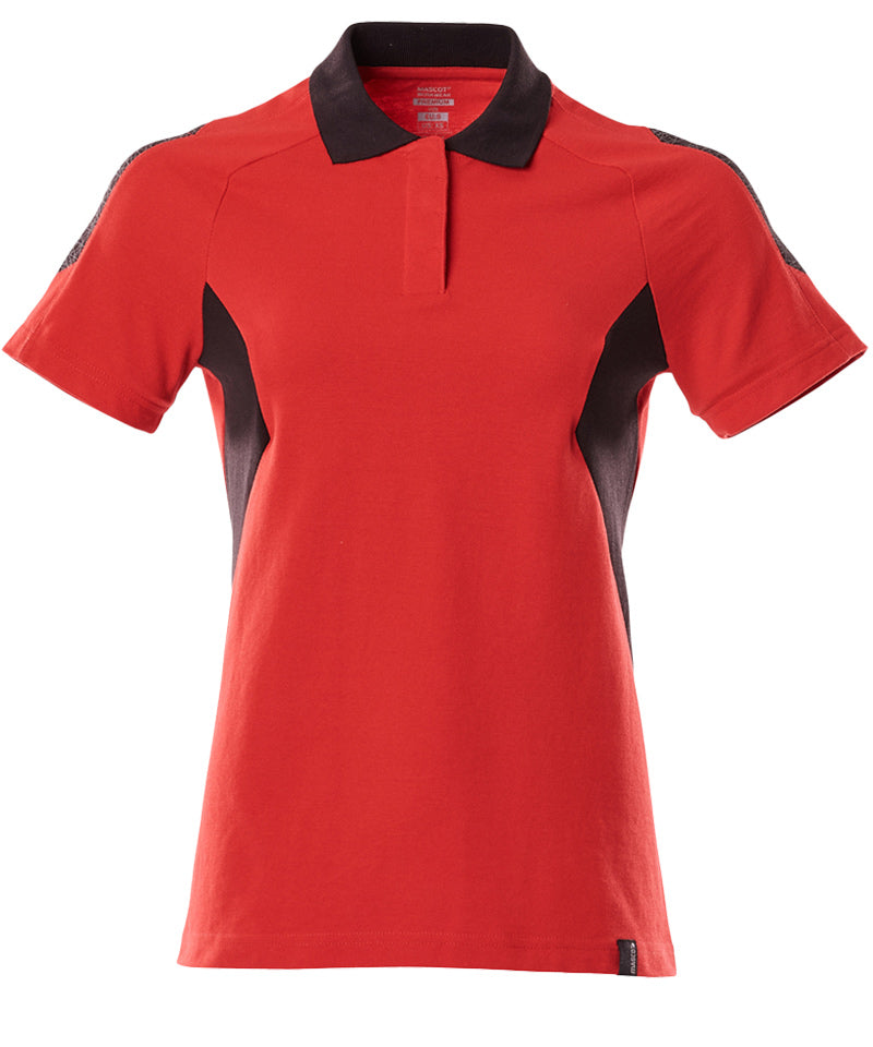 Mascot Accelerate dames poloshirt 18393 rood-zwart