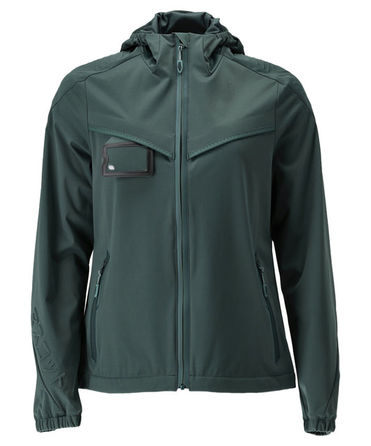 Mascot dames softshell jas Customized 22111 Groen