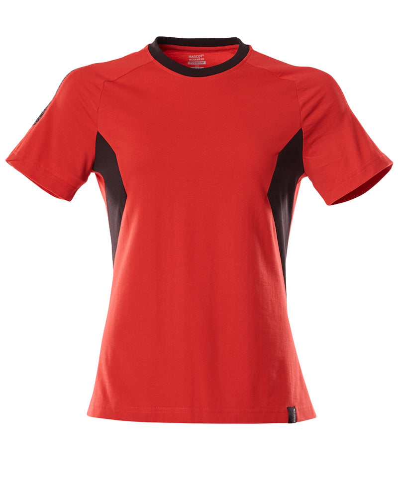 Mascot dames t-shirt Accelerate 18392 rood-zwart