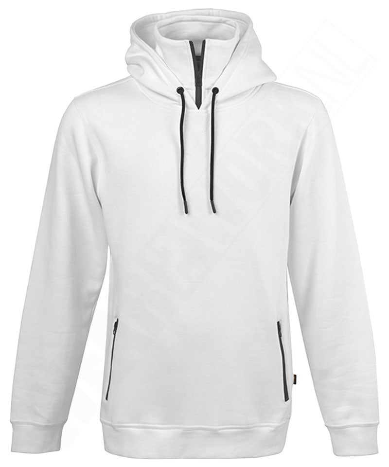 Zipneck Hoodie Antalia 4-Work wit