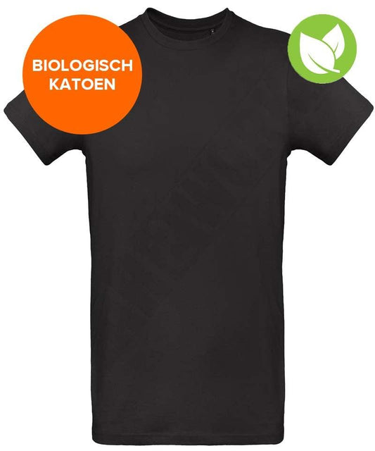 Organic T-shirt B&C zwart