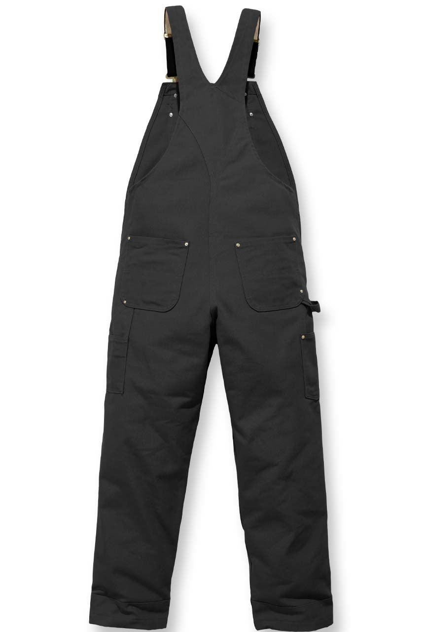 Carhartt Amerikaanse overall zwart achterkant