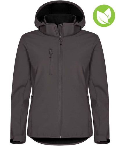 Dames softshell jas Clique Classic met capuchon