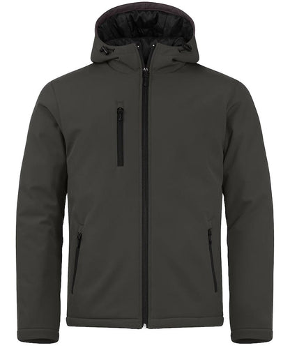 Softshell jas Clique gevoerd met capuchon