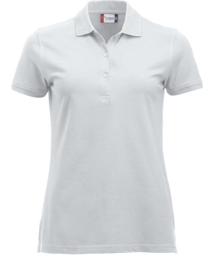 Dames poloshirt Marion wit