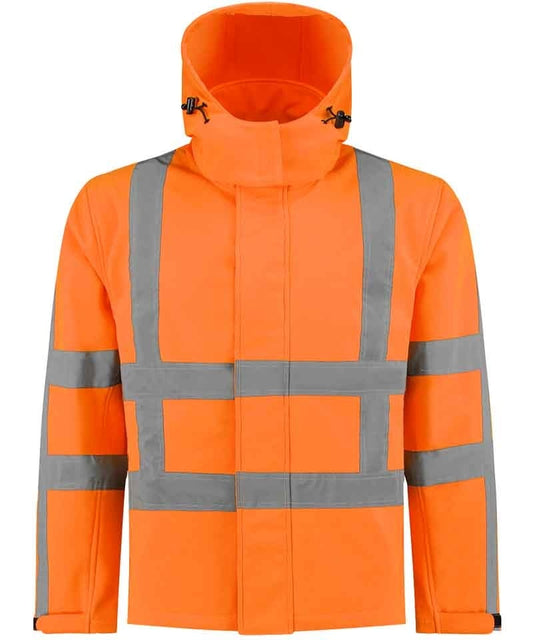 RWS Softshell jas high-visibility oranje