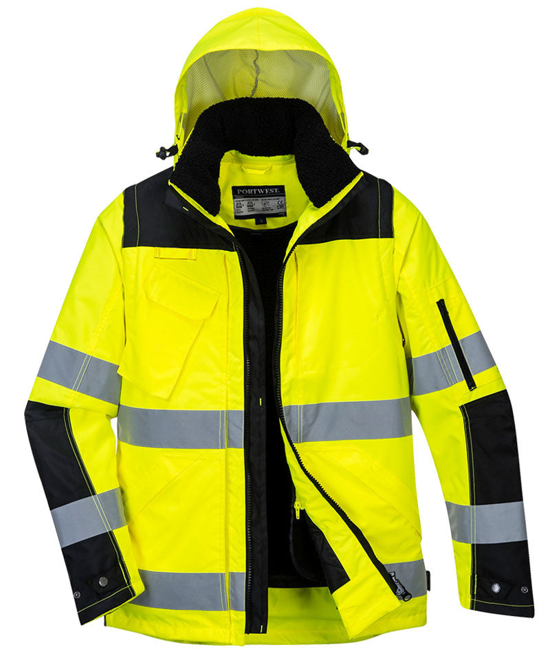 Pro High-visibility werkjas 3 in 1 jas Geel C469