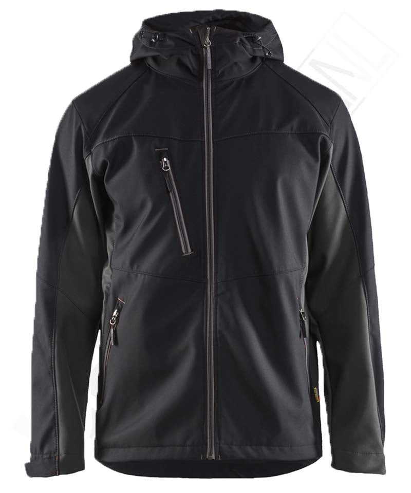 Softshell jas Blaklader met capuchon