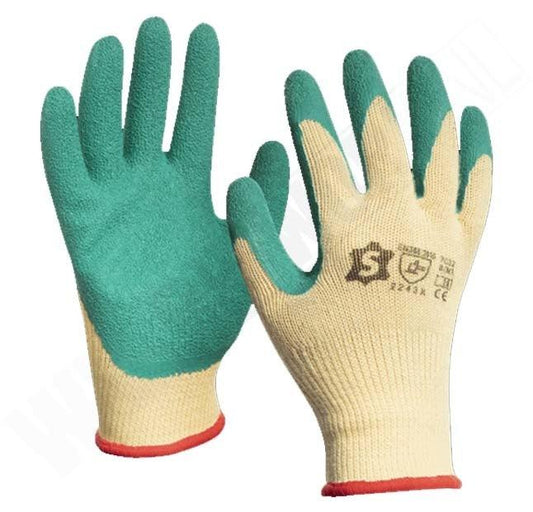 Werkhandschoenen latex grip 7032