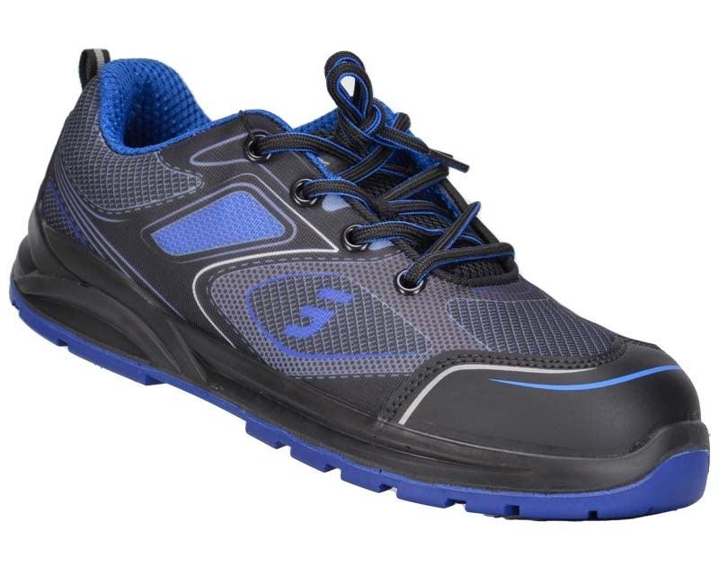 Safety Jogger werkschoenen Cador Blauw S1P SRC ESD zijkant