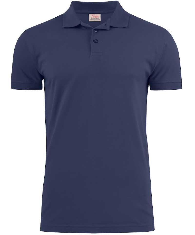 Poloshirt Surf Stretch Printer navy