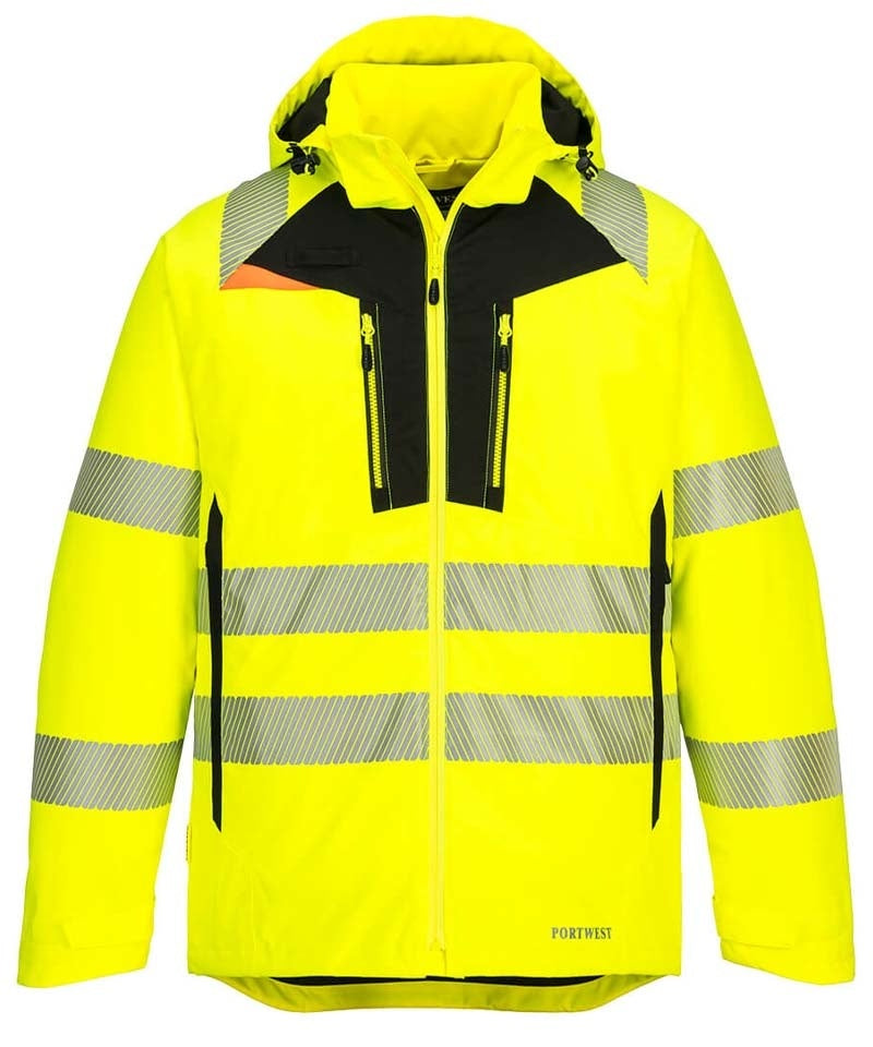 High-visibility gevoerde winterjas DX461