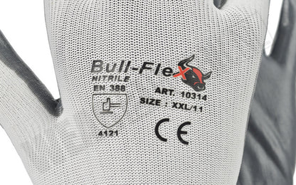 Werkhandschoenen Bullflex Nitril W2 10314