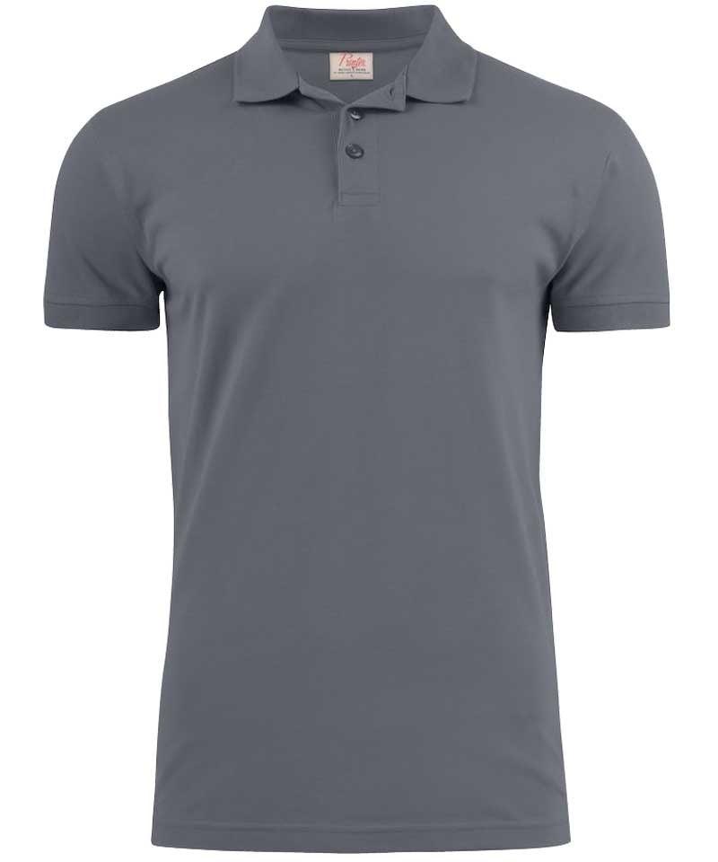 Poloshirt Surf Stretch Printer grijs