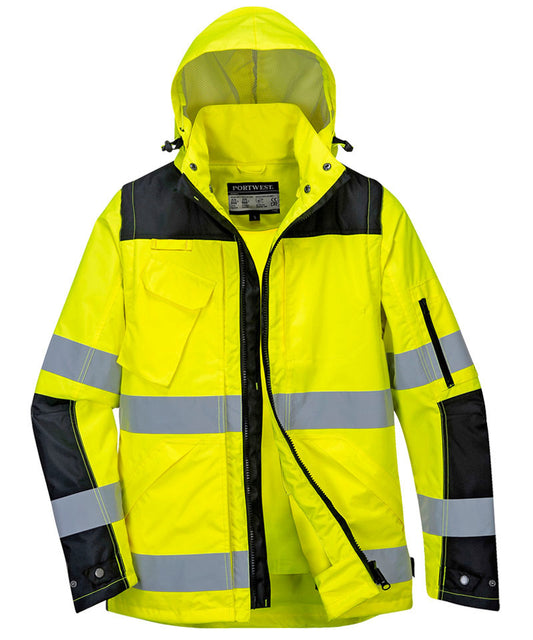 Pro High-visibility werkjas 3 in 1 jas Geel C469