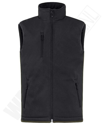 Gevoerde softshell bodywarmer Clique