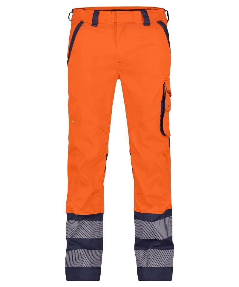 Reflecterende werkbroek stretch Dassy Minnesota oranje