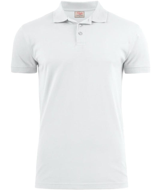 Poloshirt Surf Stretch Printer wit