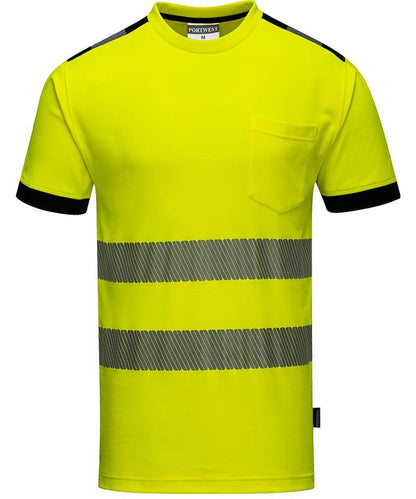 High-visibility t-shirt Vision geel