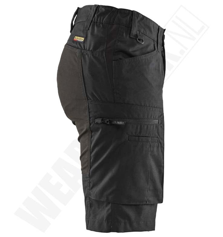 Dames stretch korte werkbroek Blaklader 7149