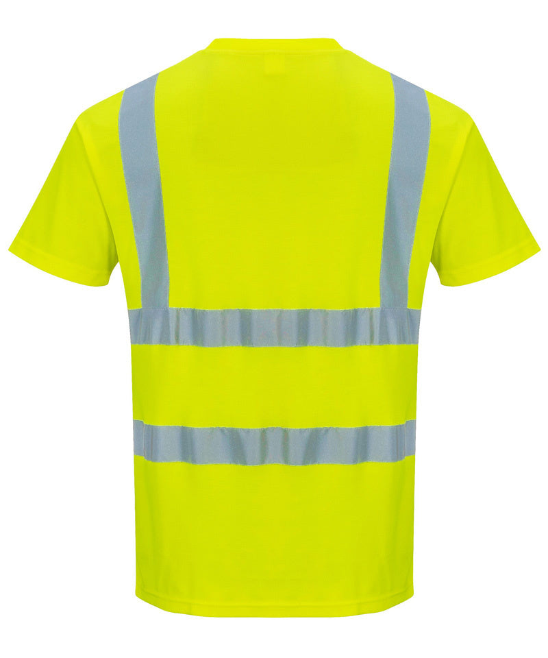 High vis t-shirt geel