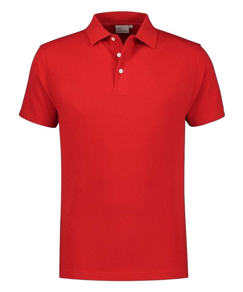 Poloshirt Charma Santino rood