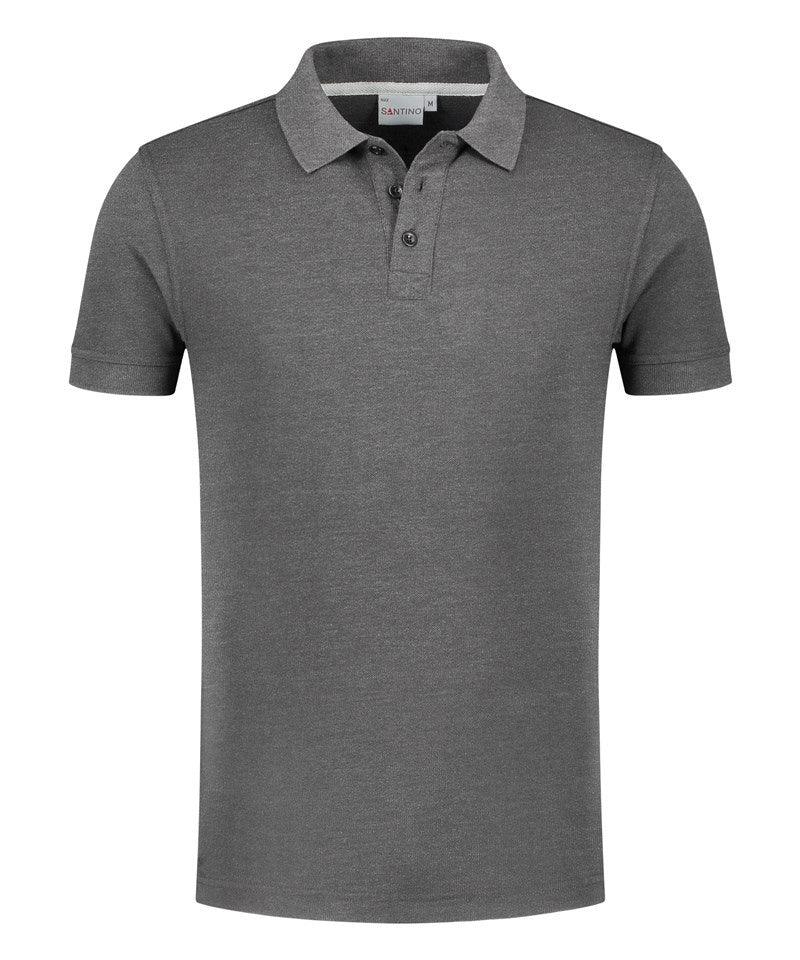 Santino Poloshirt Max regular antraciet