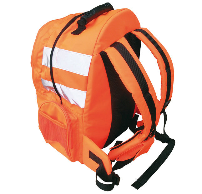 High-visibility rugzak oranje