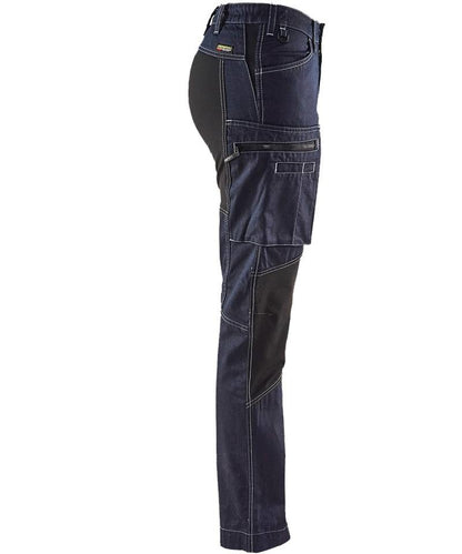 Dames stretch werkbroek Denim Blaklader