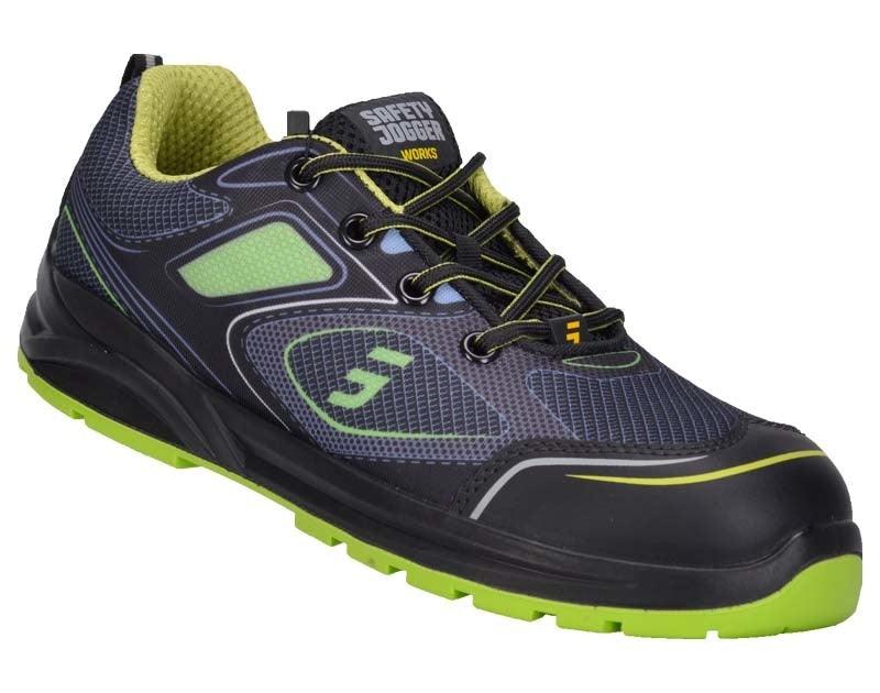 Safety Jogger werkschoenen Cador Groen S1P SRC ESD zijkant