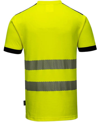 High-visibility t-shirt Vision geel