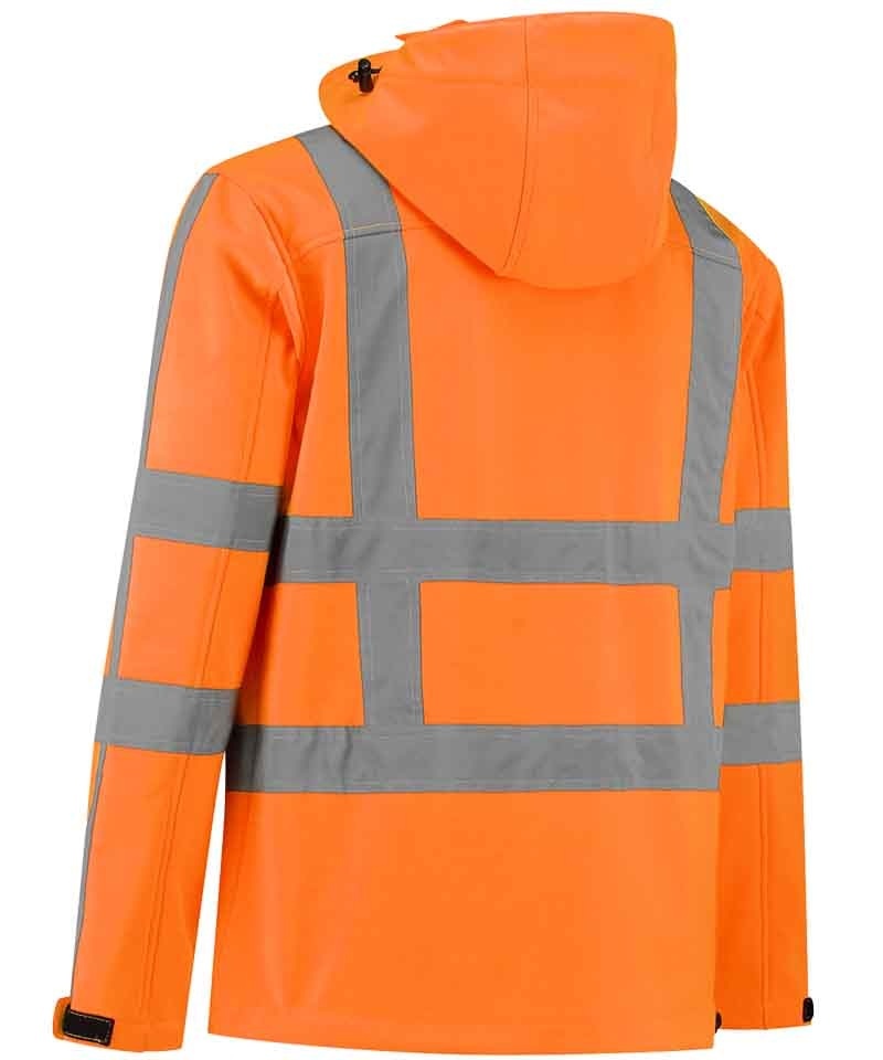 RWS Softshell jas high-visibility oranje