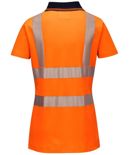 Dames poloshirt high-visibility LW72