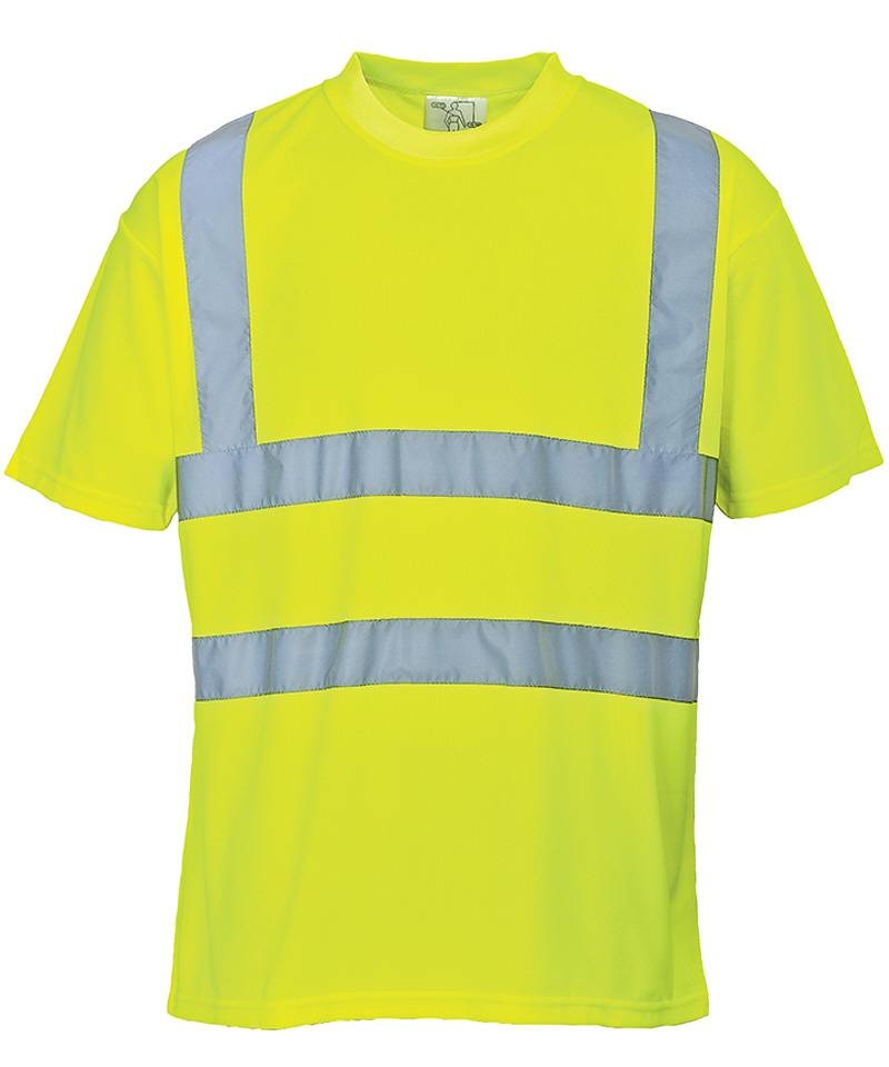 High vis t-shirt geel