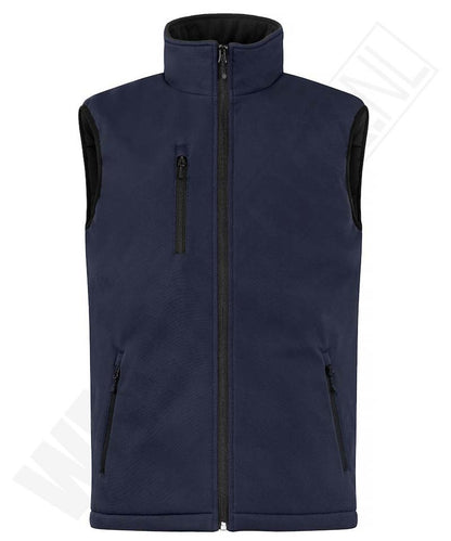 Gevoerde softshell bodywarmer Clique