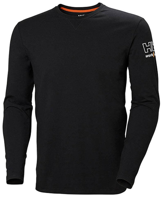 T-shirt met lange mouwen Kensington Helly Hansen zwart