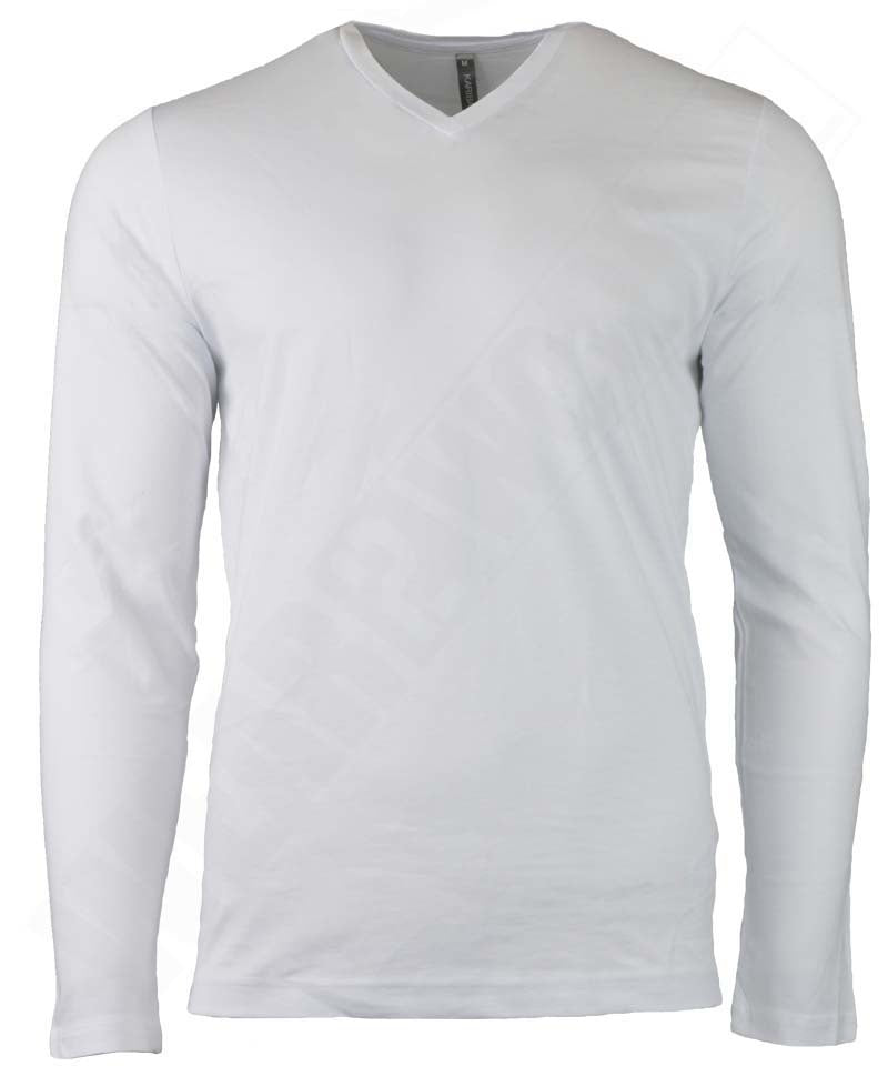 T-shirt met lange mouwen Kariban V-hals