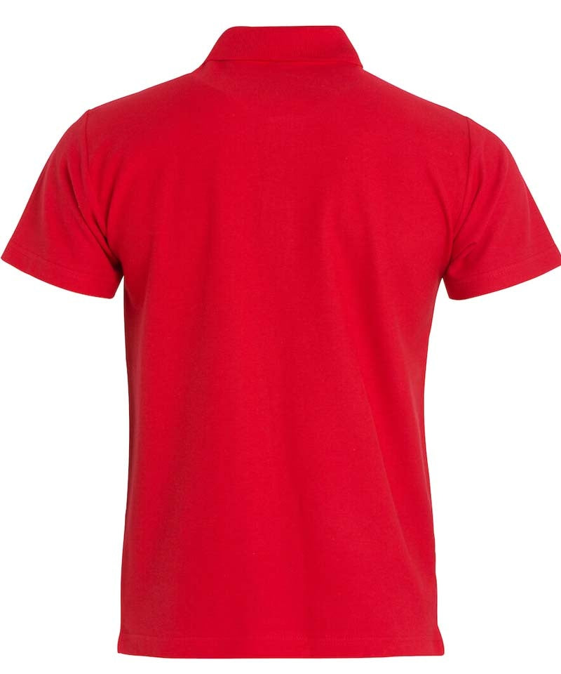 Kinder poloshirt Clique basic rood