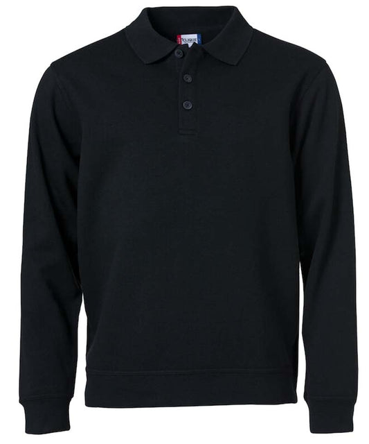 Polo sweater basic Clique zwart