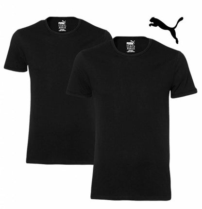 T-shirt Duopack ronde hals Puma zwart