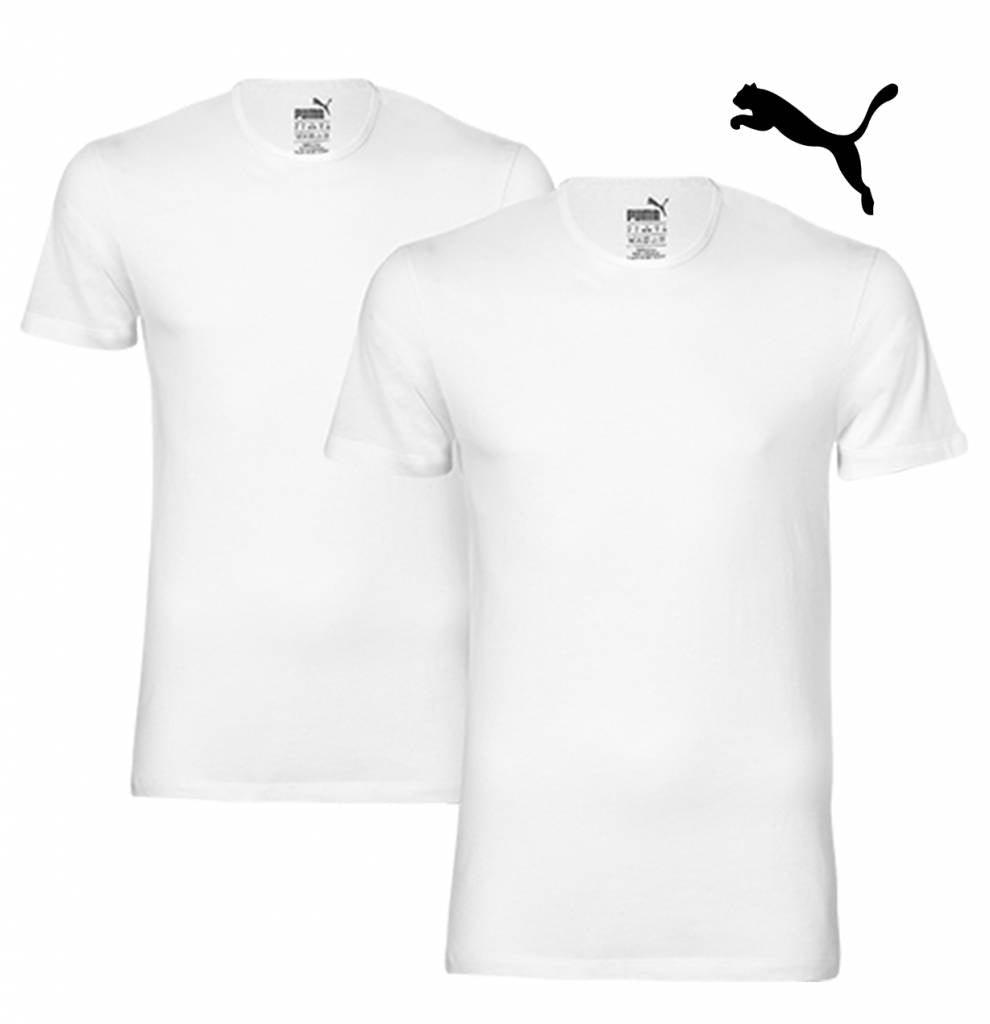 T-shirt Duopack ronde hals Puma wit