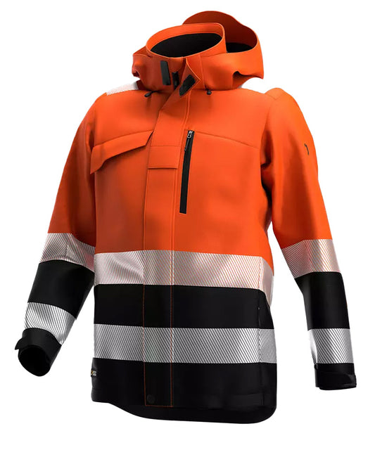 High-visibility gevoerde winterjas Scuti Safety Jogger