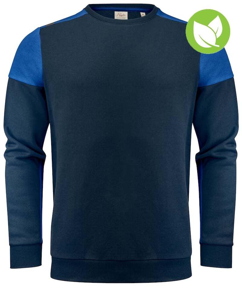 Sweater Printer Prime navy blauw