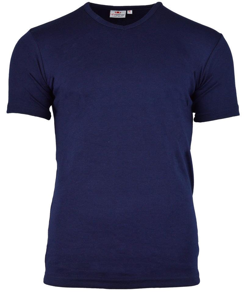 T-Shirt Men Fit 200 grams navy voorkant